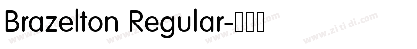 Brazelton Regular字体转换 Brazelton Regular字体转换